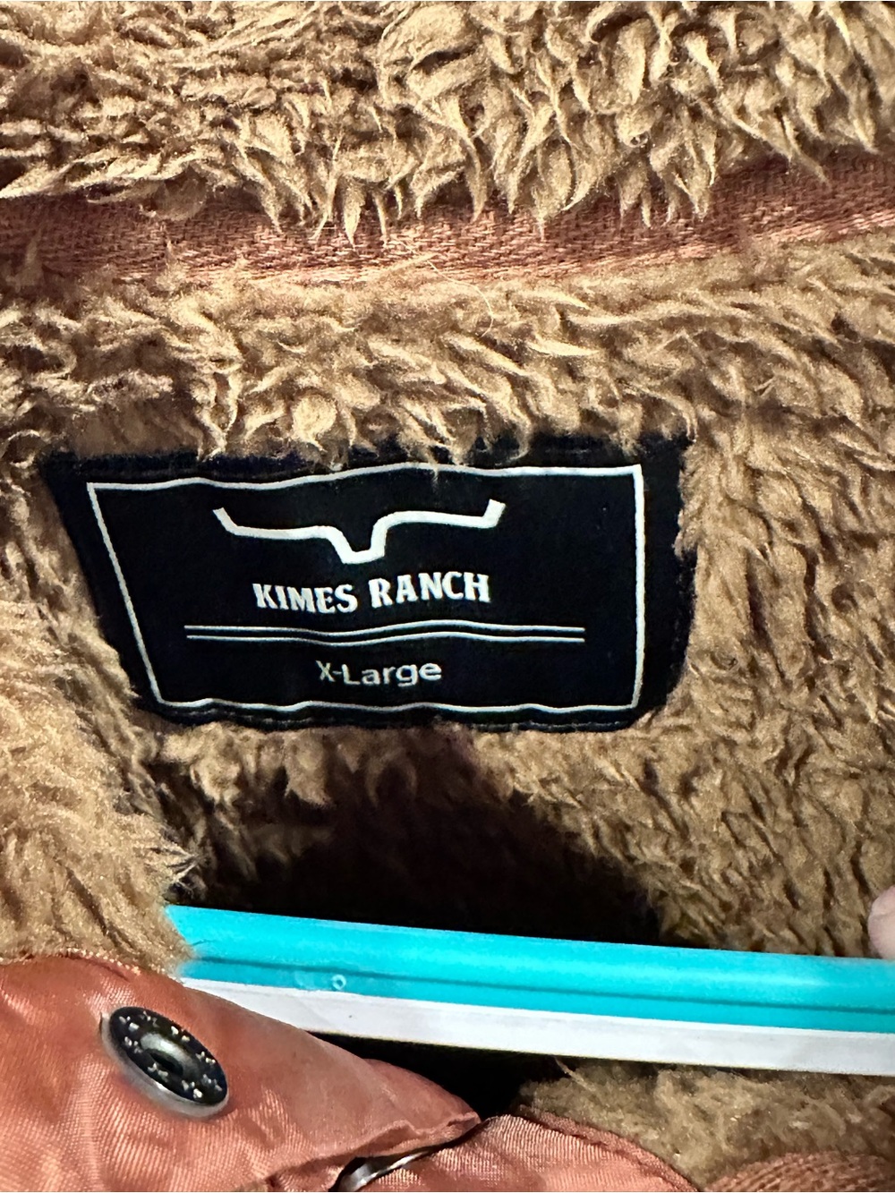 Kimes Ranch Brown Plush Fleece Pullover - Picture 3 of 6